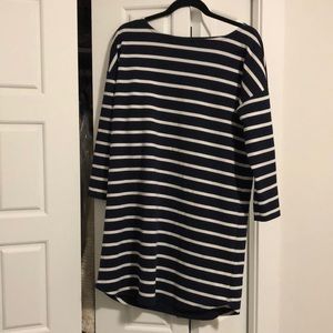 Bb dakota navy and white shift dress